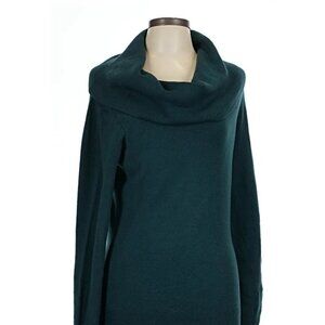 French Connection Womens Byron Green Cowl Neck Sweater Size M